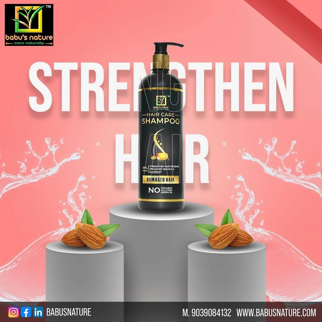 Babus Nature Hair Care Shampoo: Strengthen Damaged Hair