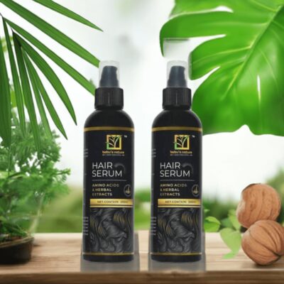 Hair Conditioner Combo 250ml. (Pack of 2) Hair Conditionar Babu's Nature 31 Hair Serum 200ml. Pack of 2 Babus Nature edited 3